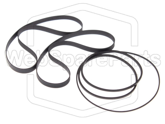 Remsæt (reservedel) til dobbelt kassettebåndoptager – Yamaha K-40