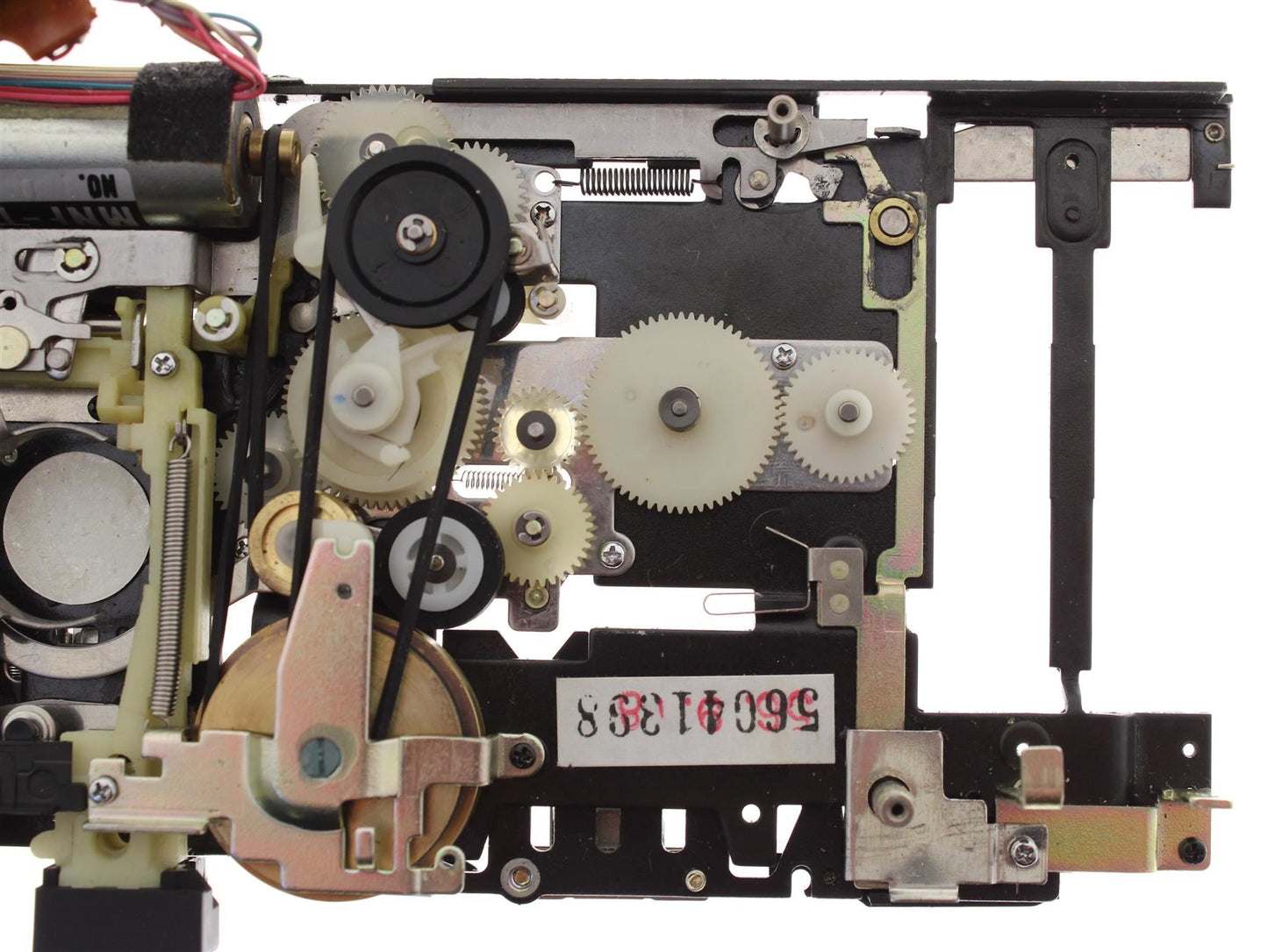 2 mellemhjul med gummiring reservedel til bærbar kassetteafspiller – Sony TCM-600