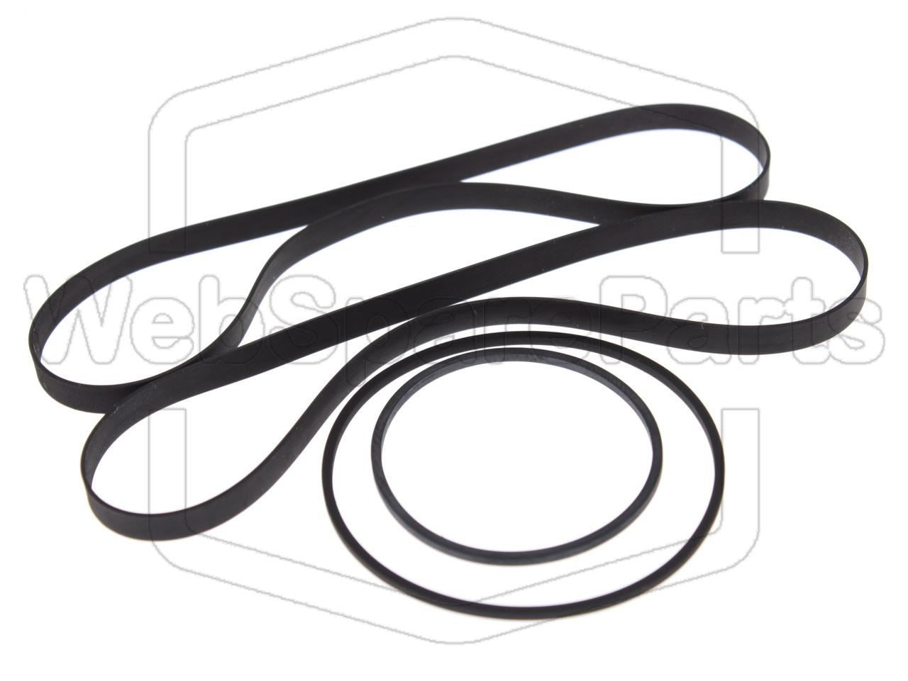 Remsæt (reservedel) til dobbelt kassettebåndoptager – Aiwa AD-WX707