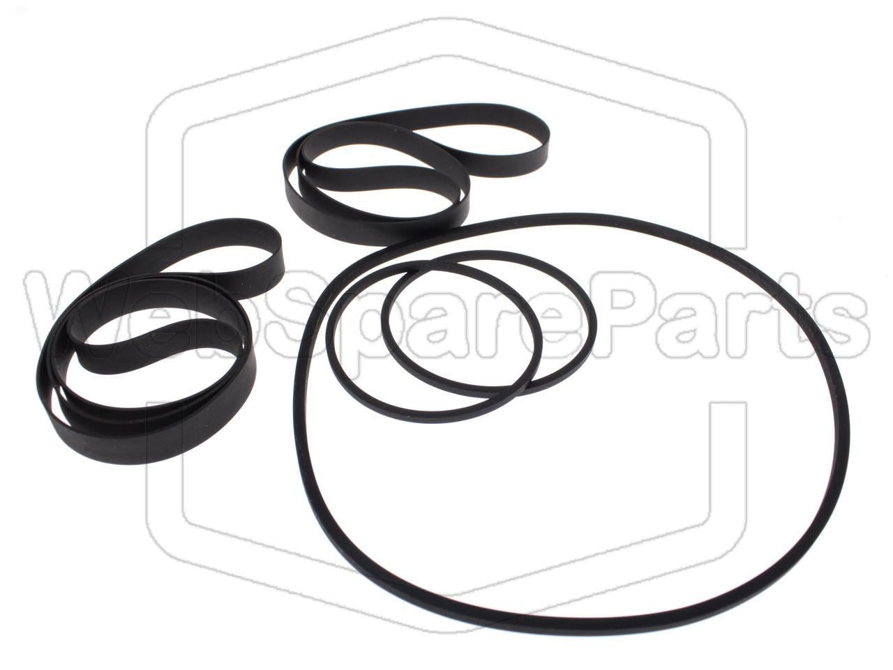 Remsæt (reservedel) til videobåndoptager – Fisher VBS-7000 Betamax