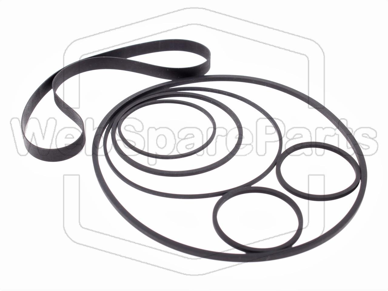 Remsæt (reservedel) til videobåndoptager – Sony SL-3000 Betamax