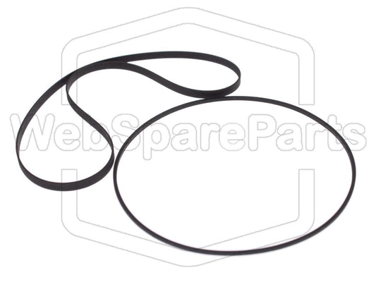 Remsæt (reservedel) til kassettebåndoptager – Toshiba RT-8710s