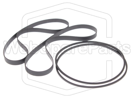 Remsæt (reservedel) til dobbelt kassettebåndoptager – Pioneer PDC-P420