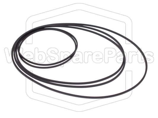 Remsæt (reservedel) til dobbelt kassettebåndoptager – Aiwa CX-NMA845