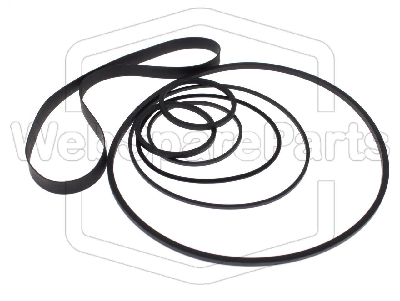 Remsæt (reservedel) til videobåndoptager – Sony SL-3000 Betamax