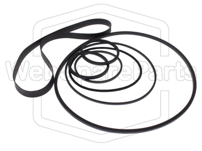 Remsæt (reservedel) til videobåndoptager – Sony SL-3000 Betamax