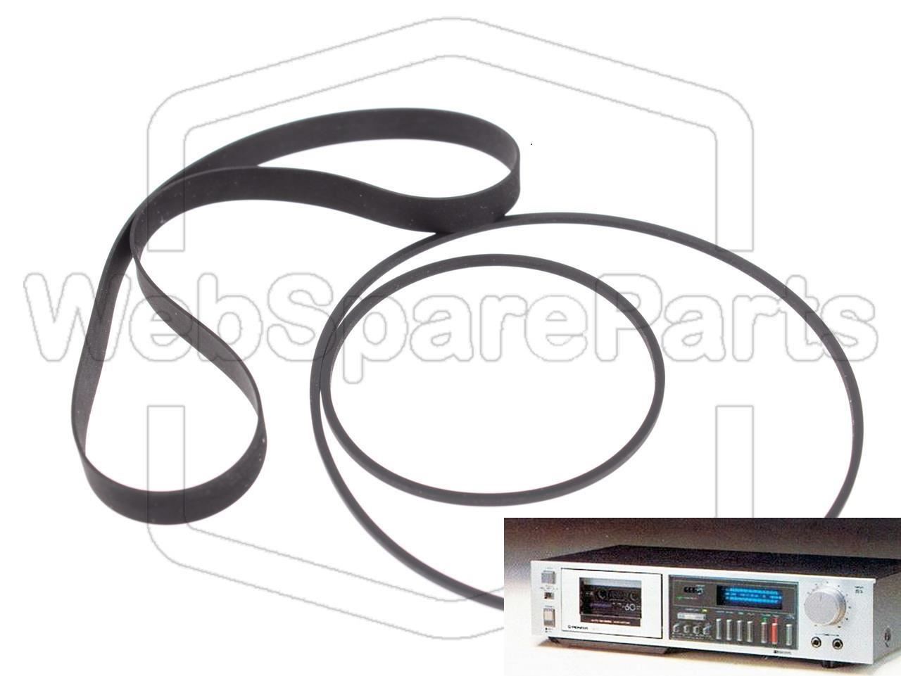 Remsæt (reservedel) til kassettebåndoptager – Pioneer CT-720 – Version 1