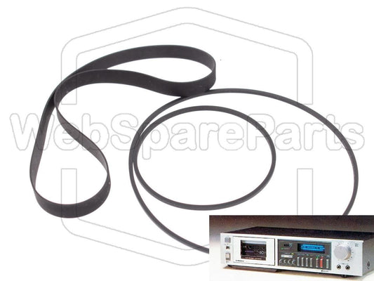 Remsæt (reservedel) til kassettebåndoptager – Pioneer CT-720 – Version 1