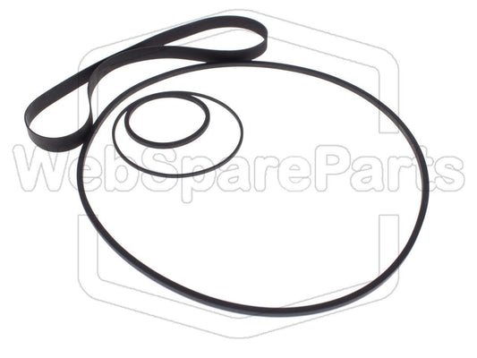 Remsæt (reservedel) til videobåndoptager – Continental-Edison VK-2436