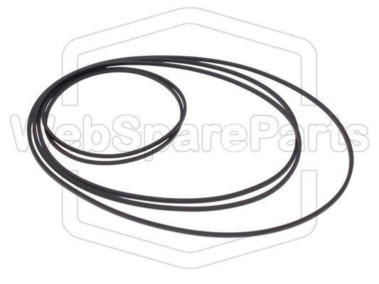 Remsæt (reservedel) til dobbelt kassettebåndoptager – Aiwa CX-NAV326