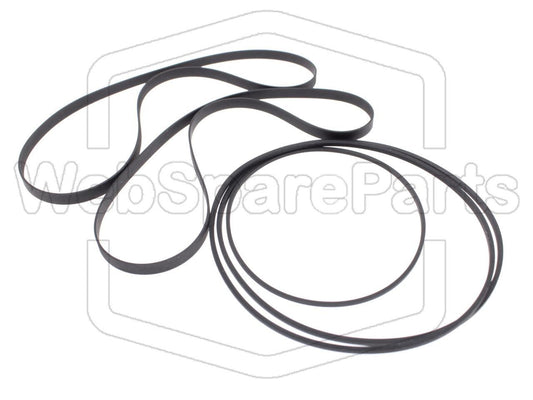 Remsæt (reservedel) til kassettebåndoptager – Aiwa AD-WX110