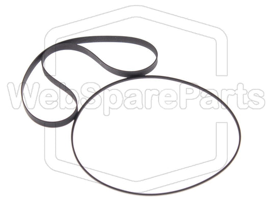 Remsæt (reservedel) til kassettebåndoptager – Kenwood KX-660HX