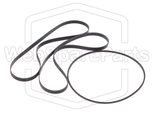 Remsæt (reservedel) til dobbelt kassettebåndoptager – Yamaha K-65