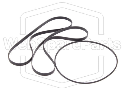 Remsæt (reservedel) til dobbelt kassettebåndoptager – Yamaha K-60