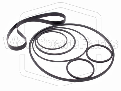 Remsæt (reservedel) til videobåndoptager – Sony SL-3000 Betamax