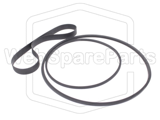 Remsæt (reservedel) til videobåndoptager – Palladium 837/709 Betamax