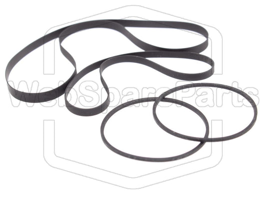 Remsæt (reservedel) til kassettebåndoptager – Teac 202MkVII