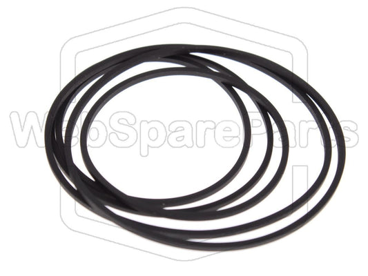 Remsæt (reservedel) til dobbelt kassettebåndoptager – Aiwa AD-WX505