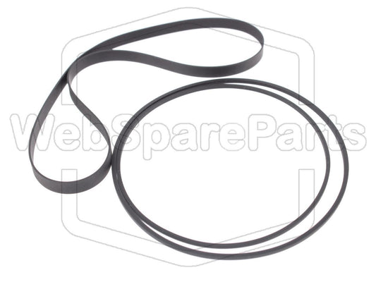 Remsæt (reservedel) til kassettebåndoptager – Aiwa CA-100