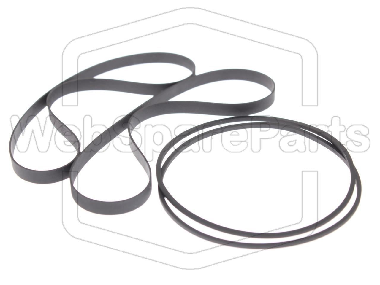 Remsæt (reservedel) til dobbelt kassettebåndoptager – Pioneer PDC-P420