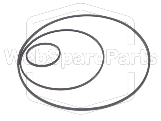 Remsæt (reservedel) til kassettebåndoptager – Harman Kardon HK-1000