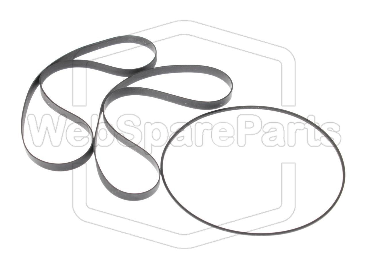 Remsæt (reservedel) til dobbelt kassettebåndoptager – Pioneer CX-W700